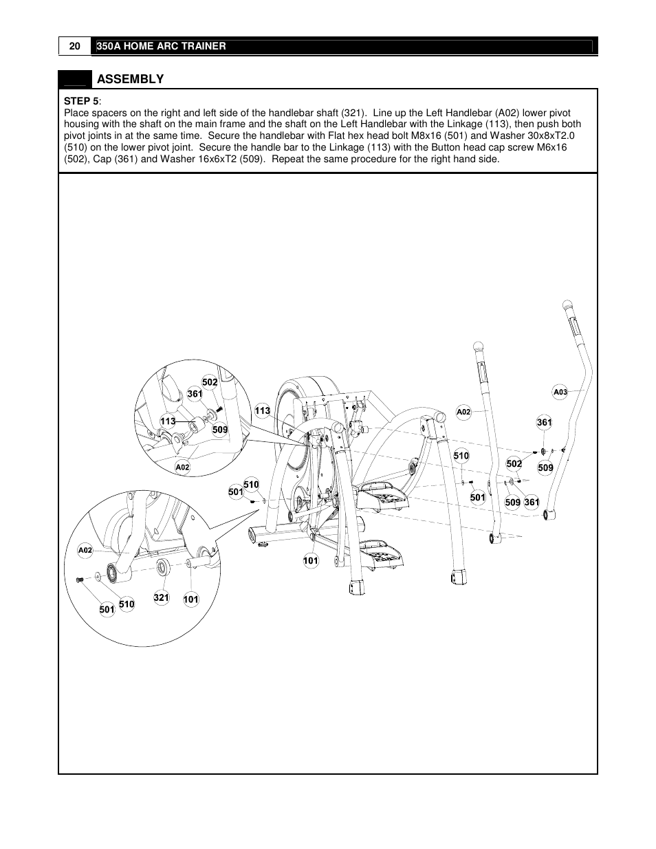 Cybex 350A User Manual | Page 20 / 44