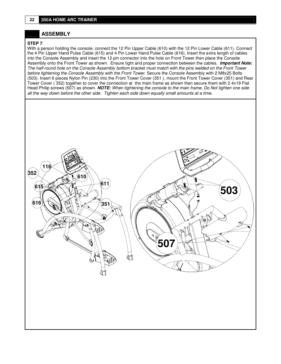 Cybex 350A User Manual | Page 22 / 44