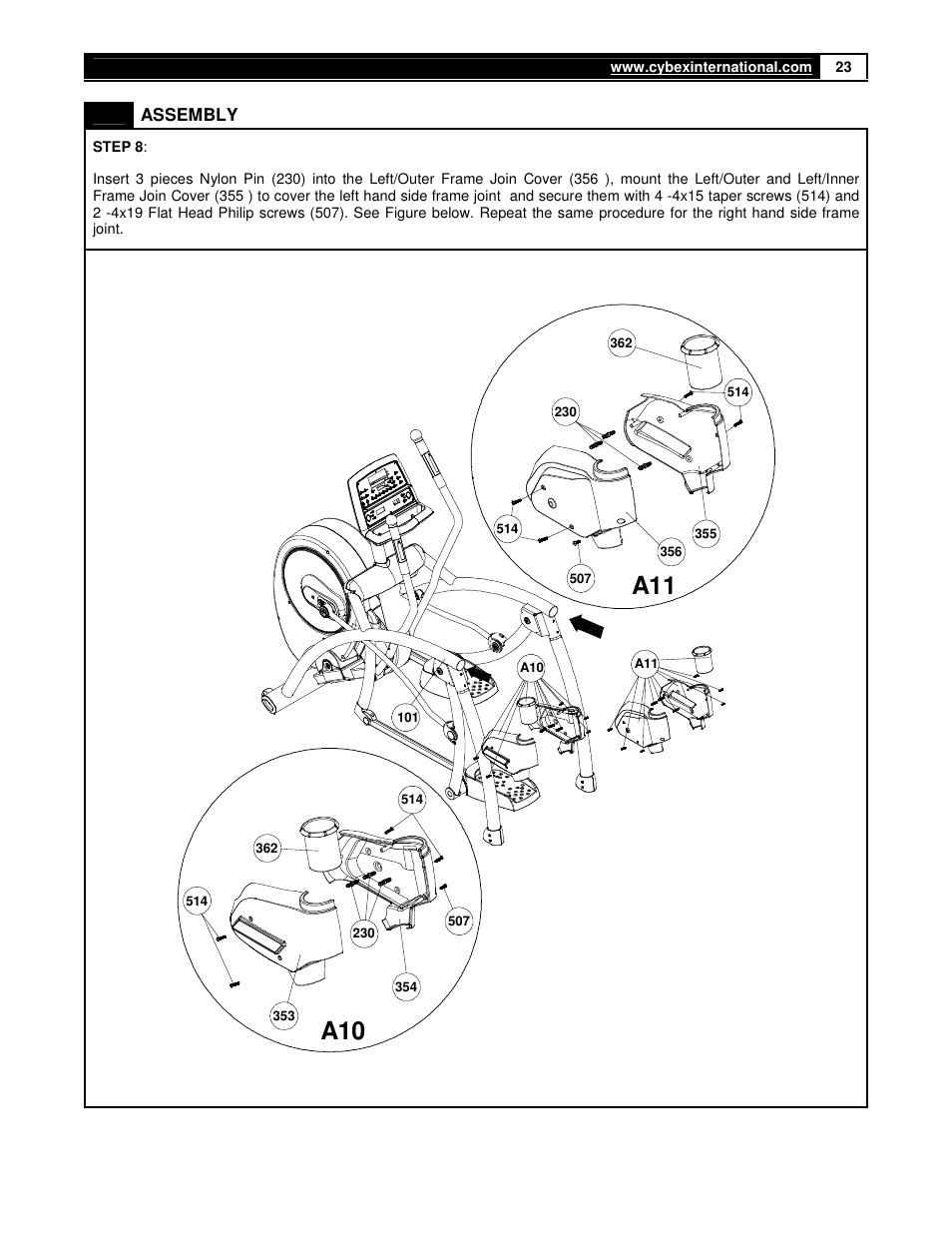 Cybex 350A User Manual | Page 23 / 44