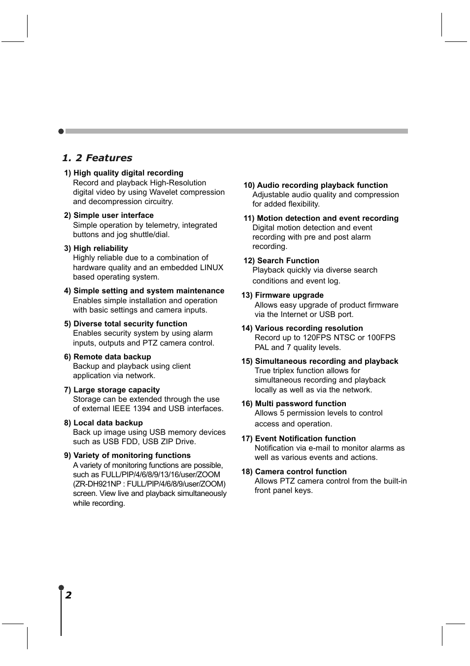 CBC ZR-DH921NP User Manual | Page 12 / 51