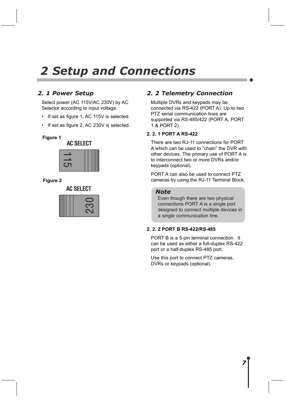 2 setup and connections | CBC ZR-DH921NP User Manual | Page 17 / 51