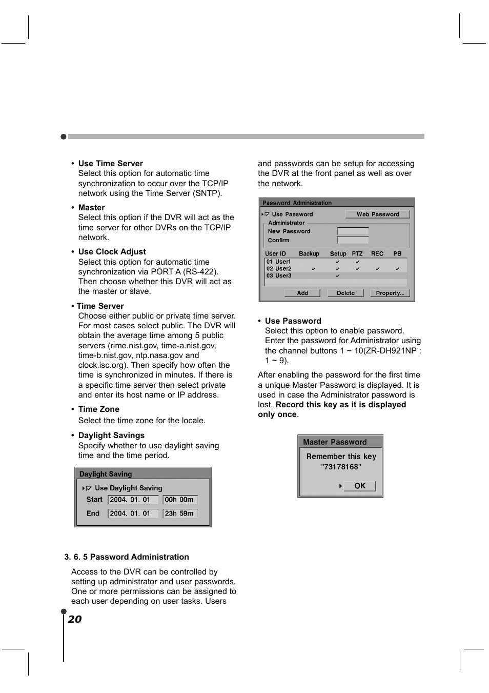 CBC ZR-DH921NP User Manual | Page 30 / 51