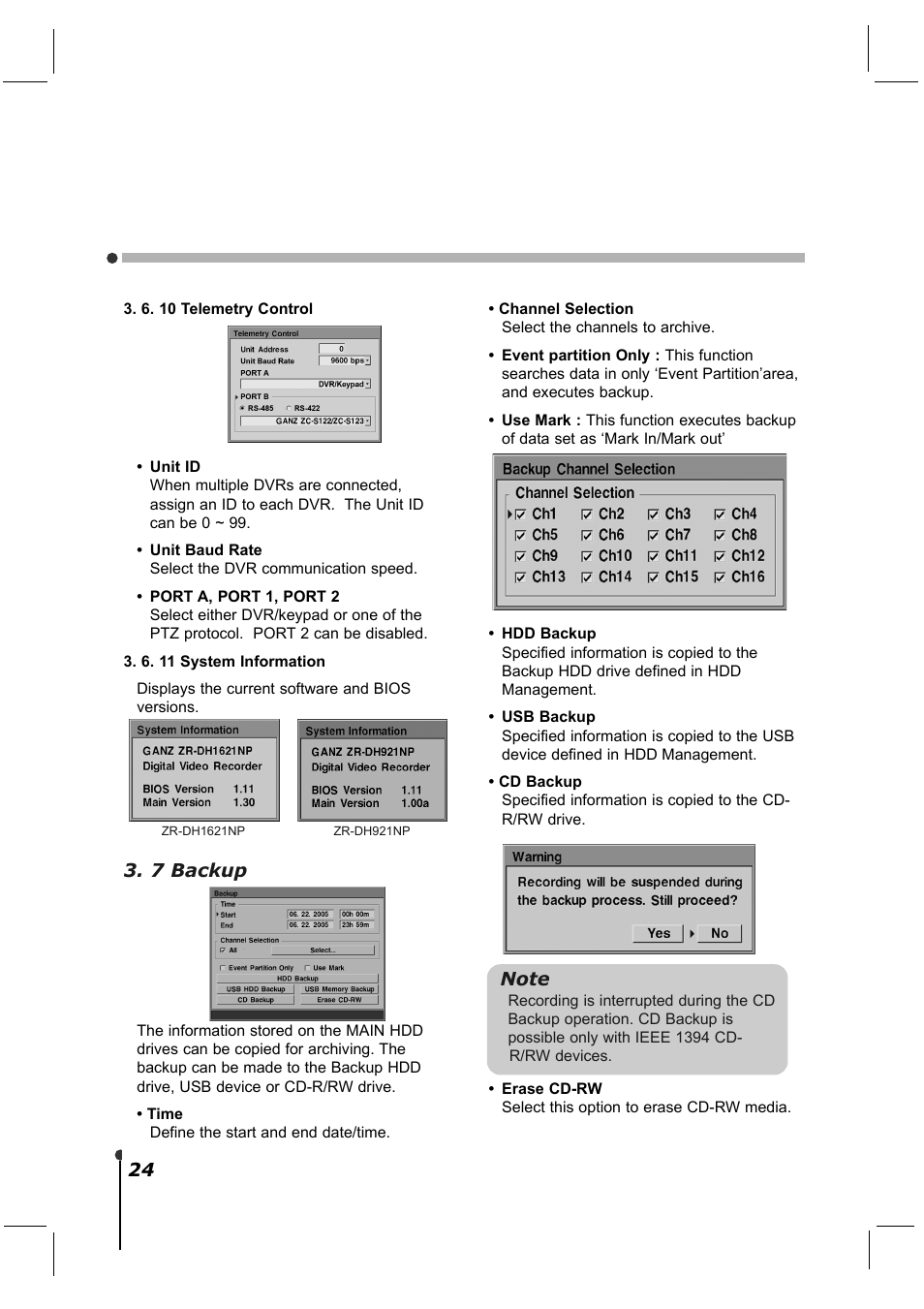 CBC ZR-DH921NP User Manual | Page 34 / 51