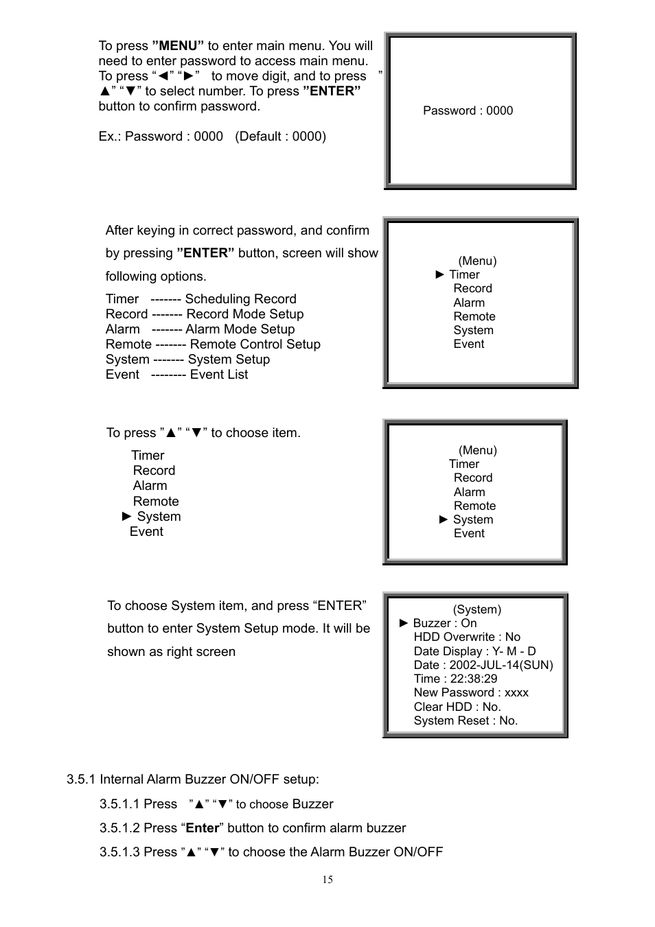 CBC V 0.1 User Manual | Page 15 / 35