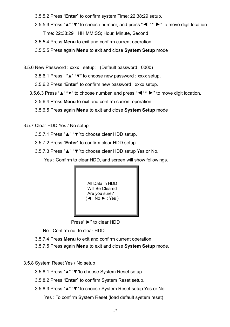 CBC V 0.1 User Manual | Page 17 / 35