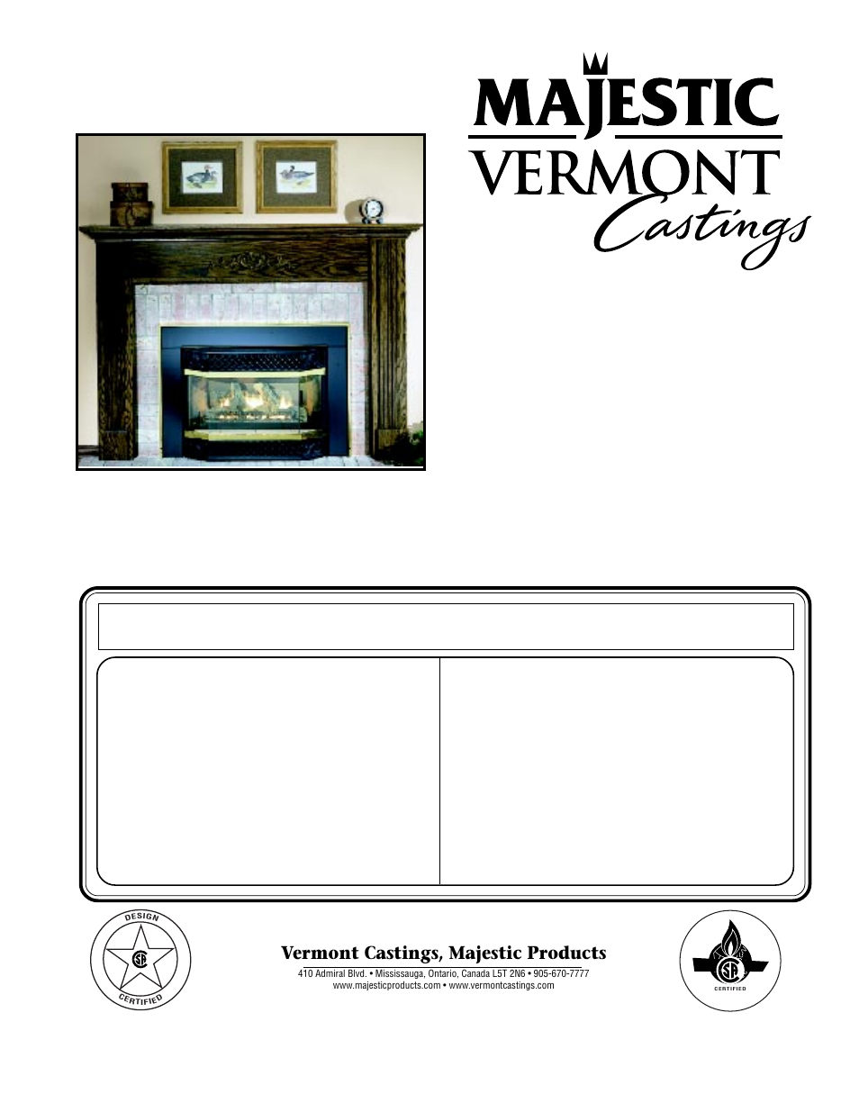 Vermont Casting RHE42 User Manual | 38 pages