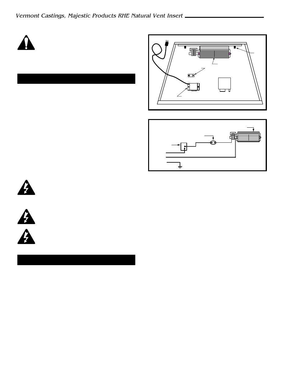 Fan kit, Fan removal instructions | Vermont Casting RHE42 User Manual | Page 10 / 38
