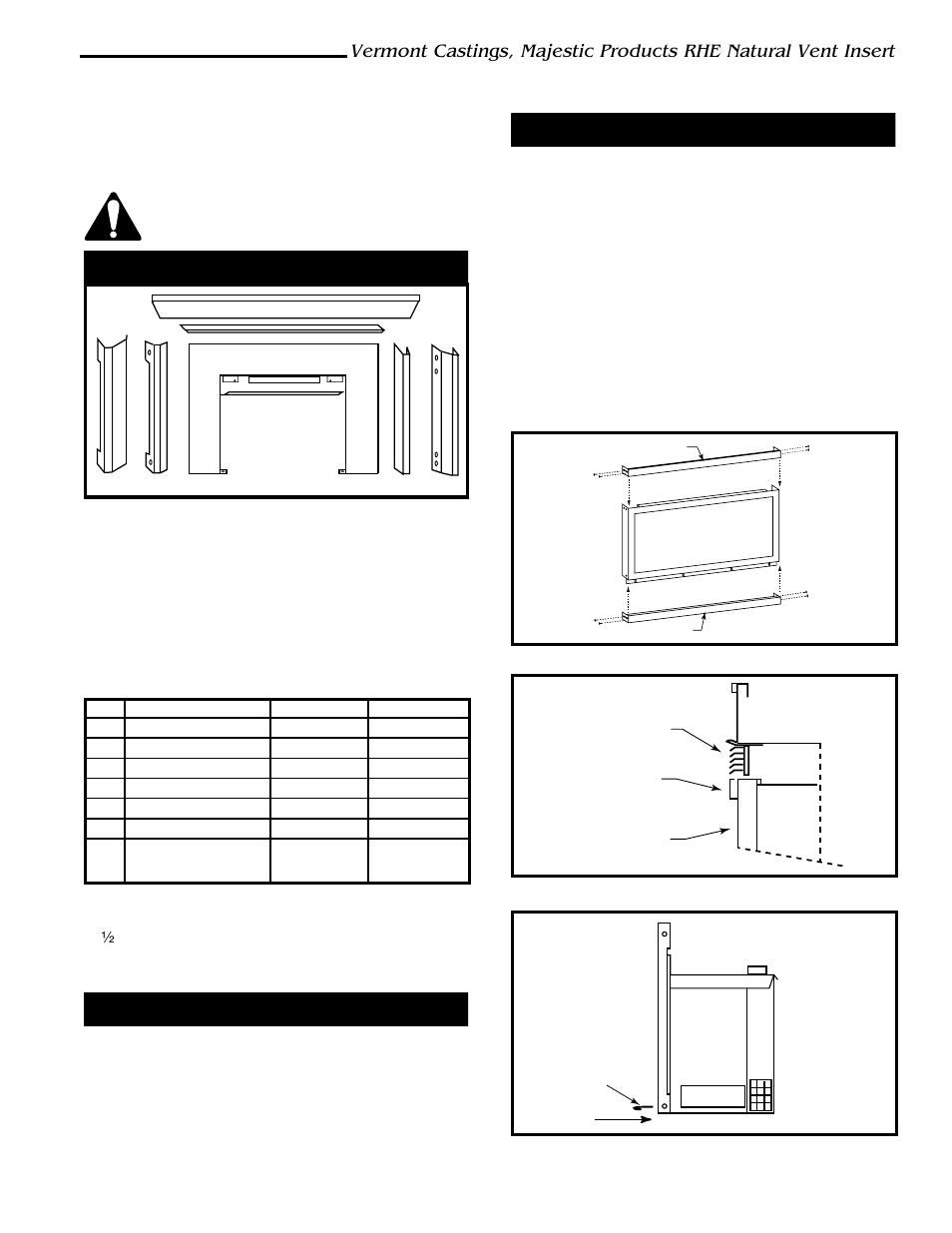 Rhe25ssp & he25lp replacement parts, Trim assembly, A2 he25fp trim | Vermont Casting RHE42 User Manual | Page 23 / 38