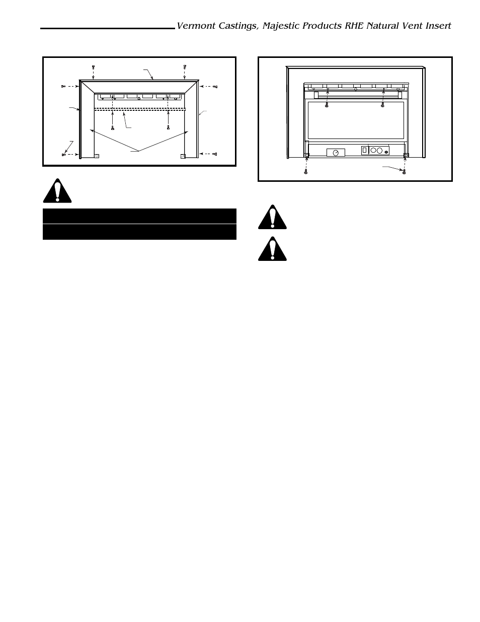 Frame mounting general information | Vermont Casting RHE42 User Manual | Page 27 / 38
