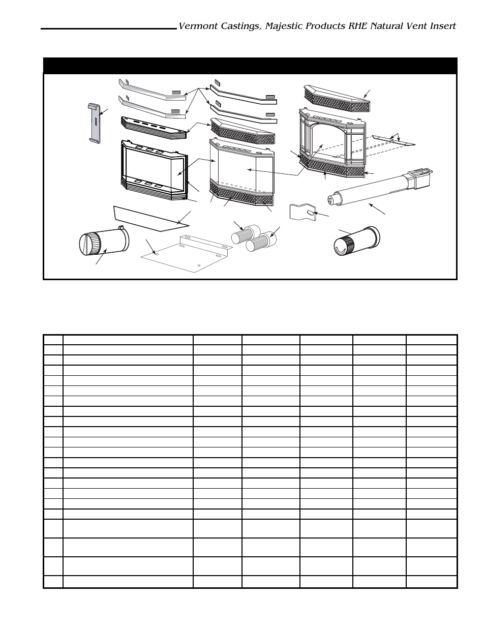 Vermont Casting RHE42 User Manual | Page 33 / 38