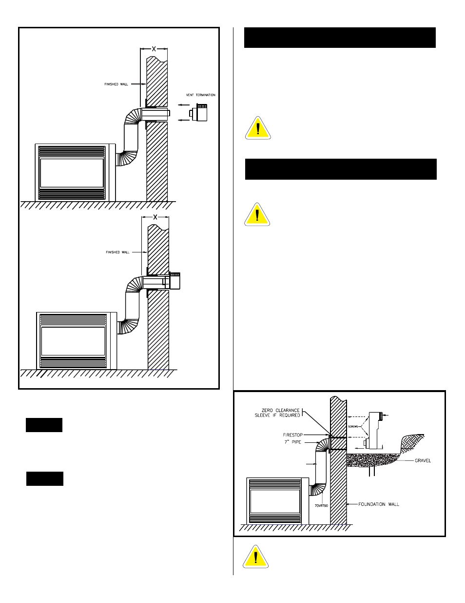 Below grade installations, Installation | Vermont Casting DVRSR User Manual | Page 14 / 35