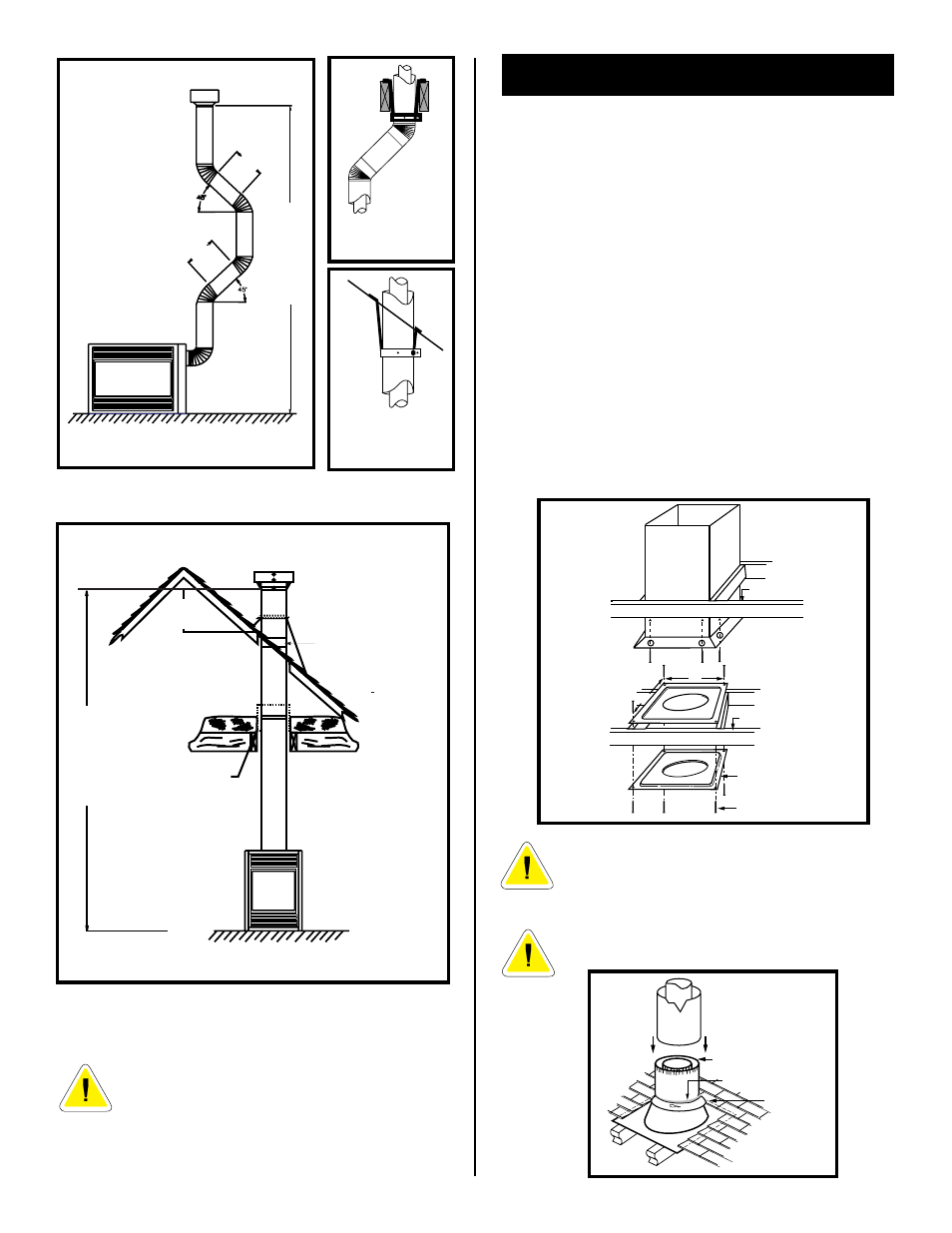 Vertical thru the roof installation | Vermont Casting DVRSR User Manual | Page 16 / 35