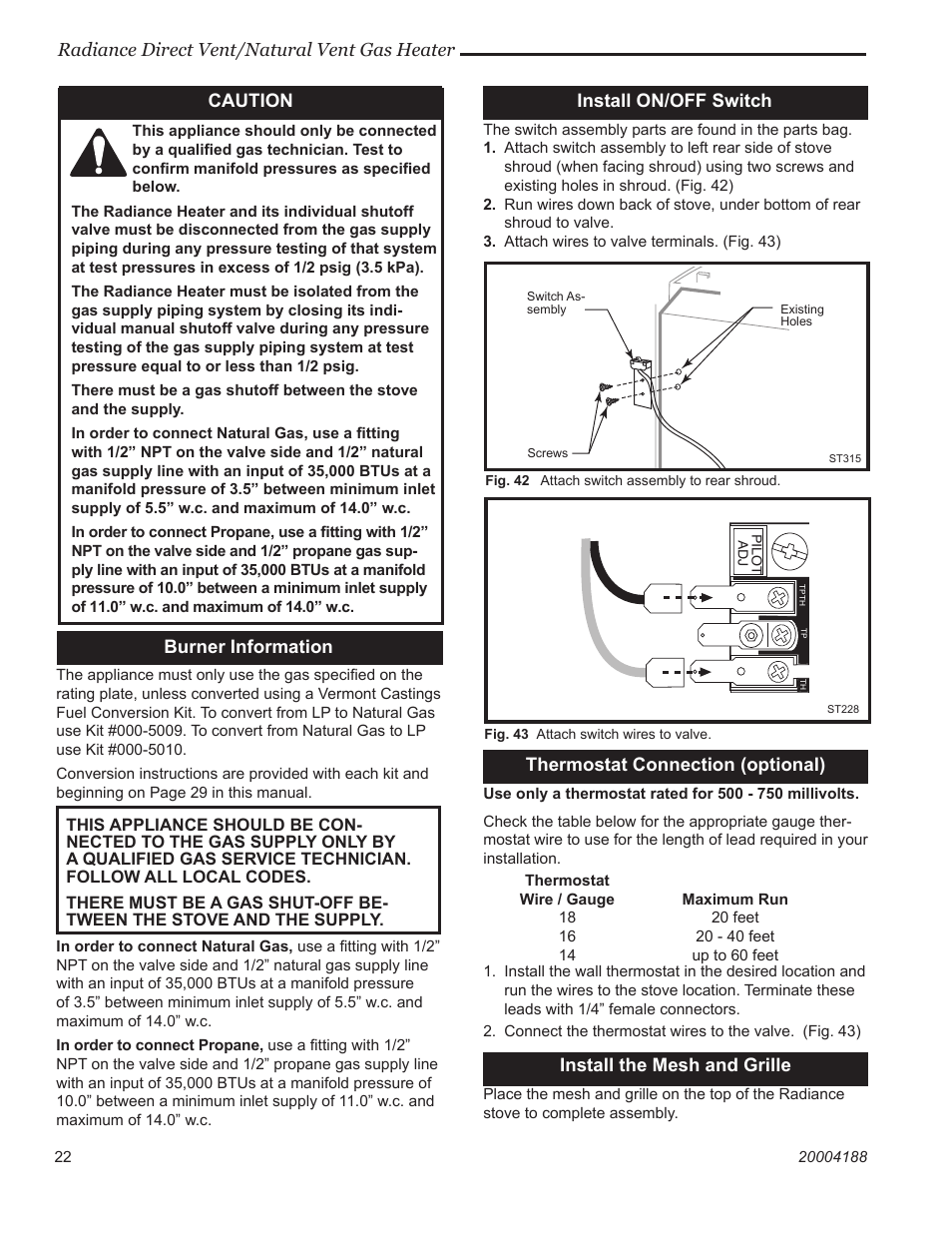 Vermont Casting 3390  EN User Manual | Page 22 / 44