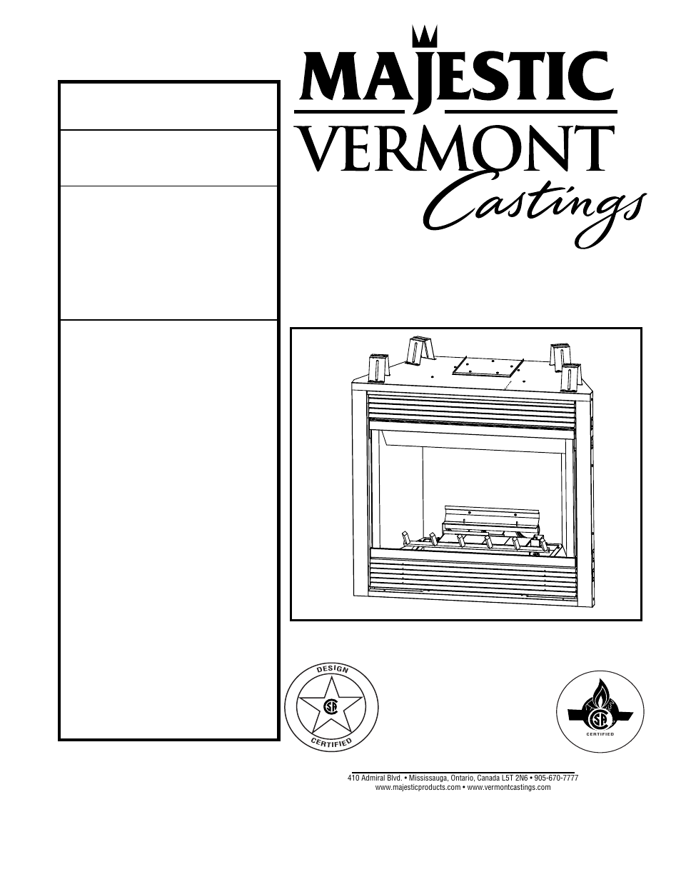 Vermont Casting DVRT41 User Manual | 48 pages