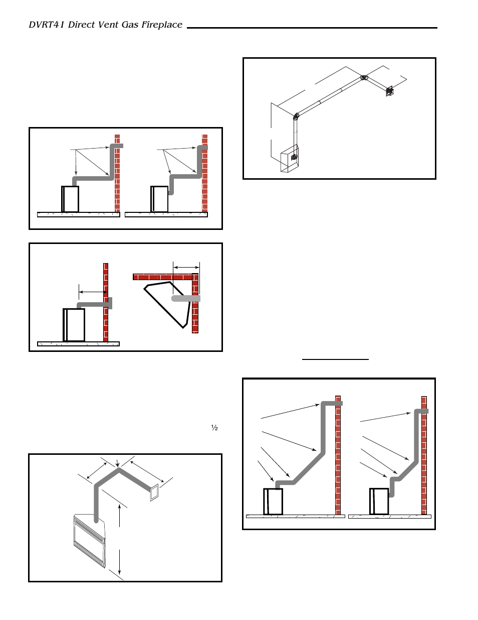 Dvrt41 direct vent gas fireplace | Vermont Casting DVRT41 User Manual | Page 16 / 48