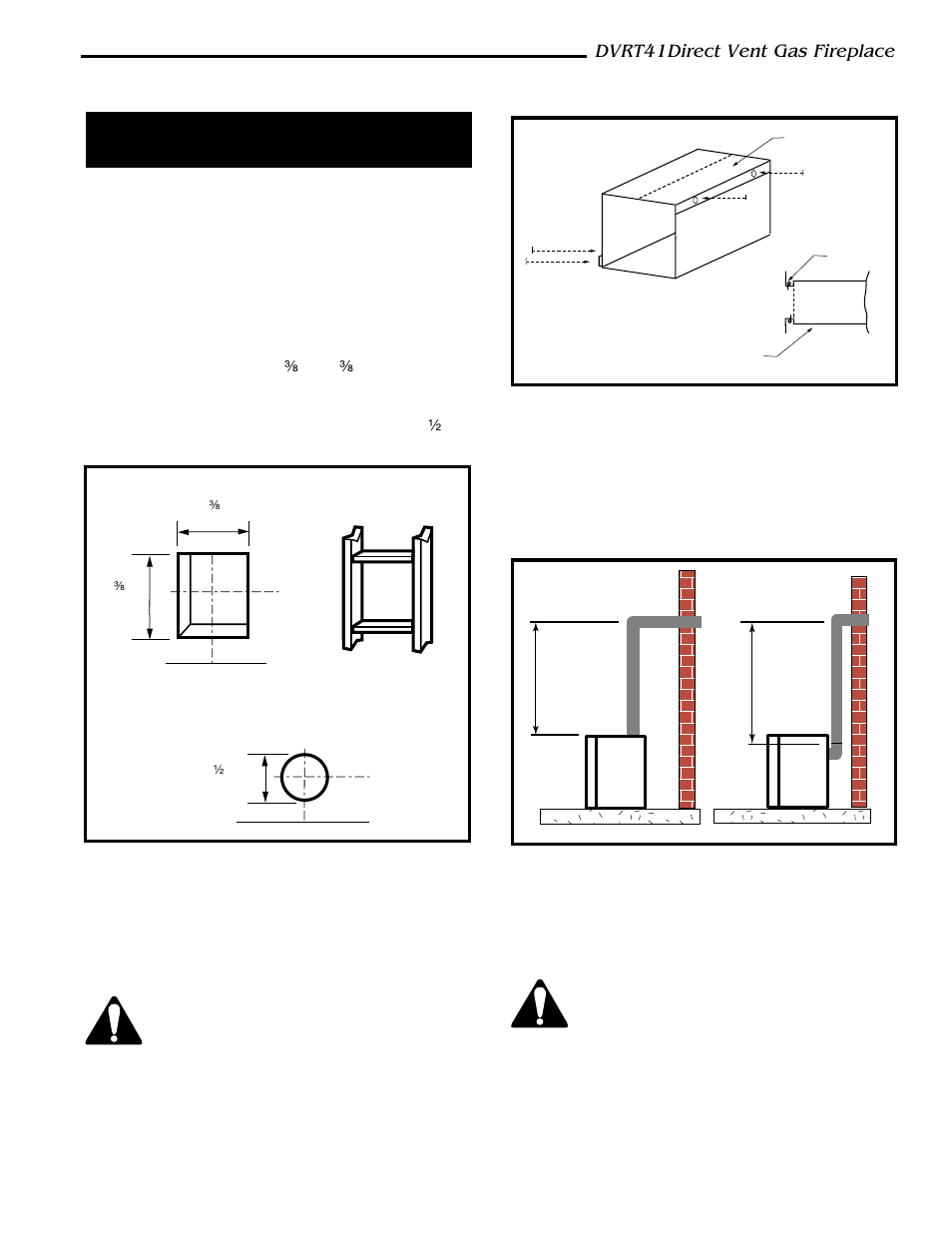 Dvrt41direct vent gas fireplace, Step 4, Step 2 | Step 3, Step 5, Step 6 | Vermont Casting DVRT41 User Manual | Page 17 / 48