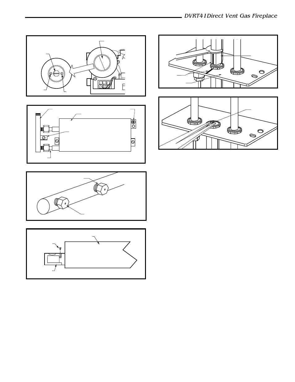 Dvrt41direct vent gas fireplace | Vermont Casting DVRT41 User Manual | Page 37 / 48