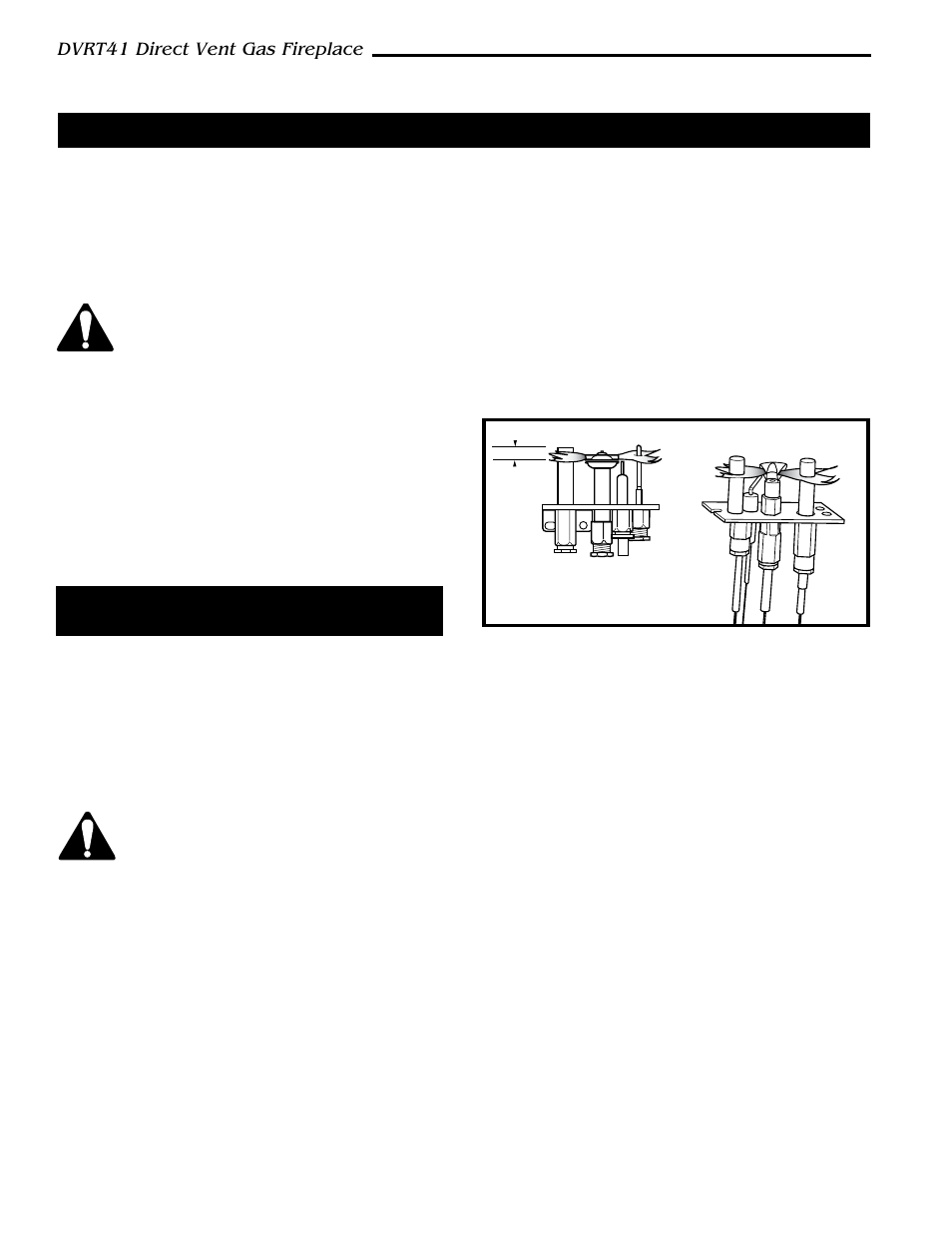 Maintenance, Dvrt41 direct vent gas fireplace | Vermont Casting DVRT41 User Manual | Page 38 / 48