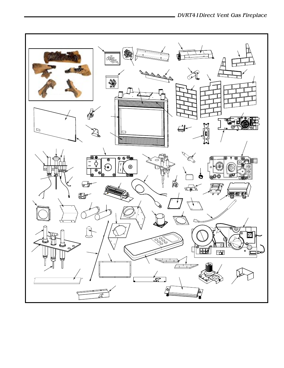 Dvrt41, Dvrt41direct vent gas fireplace, 24a,b 25a,b | Vermont Casting DVRT41 User Manual | Page 39 / 48