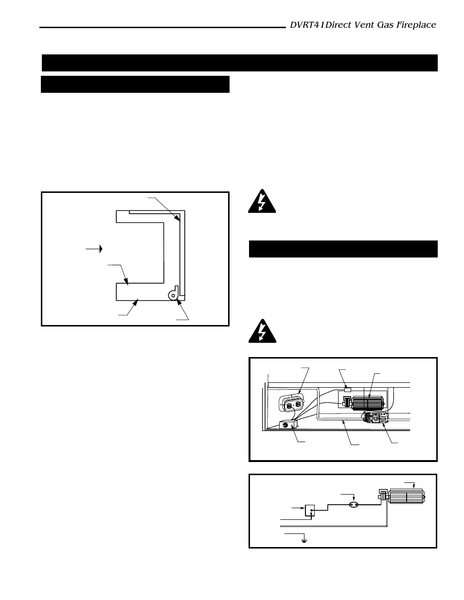 Optional accessories available, Dvrt41direct vent gas fireplace, Fk12 fan assembly | Fk24 fan assembly, Hard (direct) wire hook up, Fan kits | Vermont Casting DVRT41 User Manual | Page 43 / 48