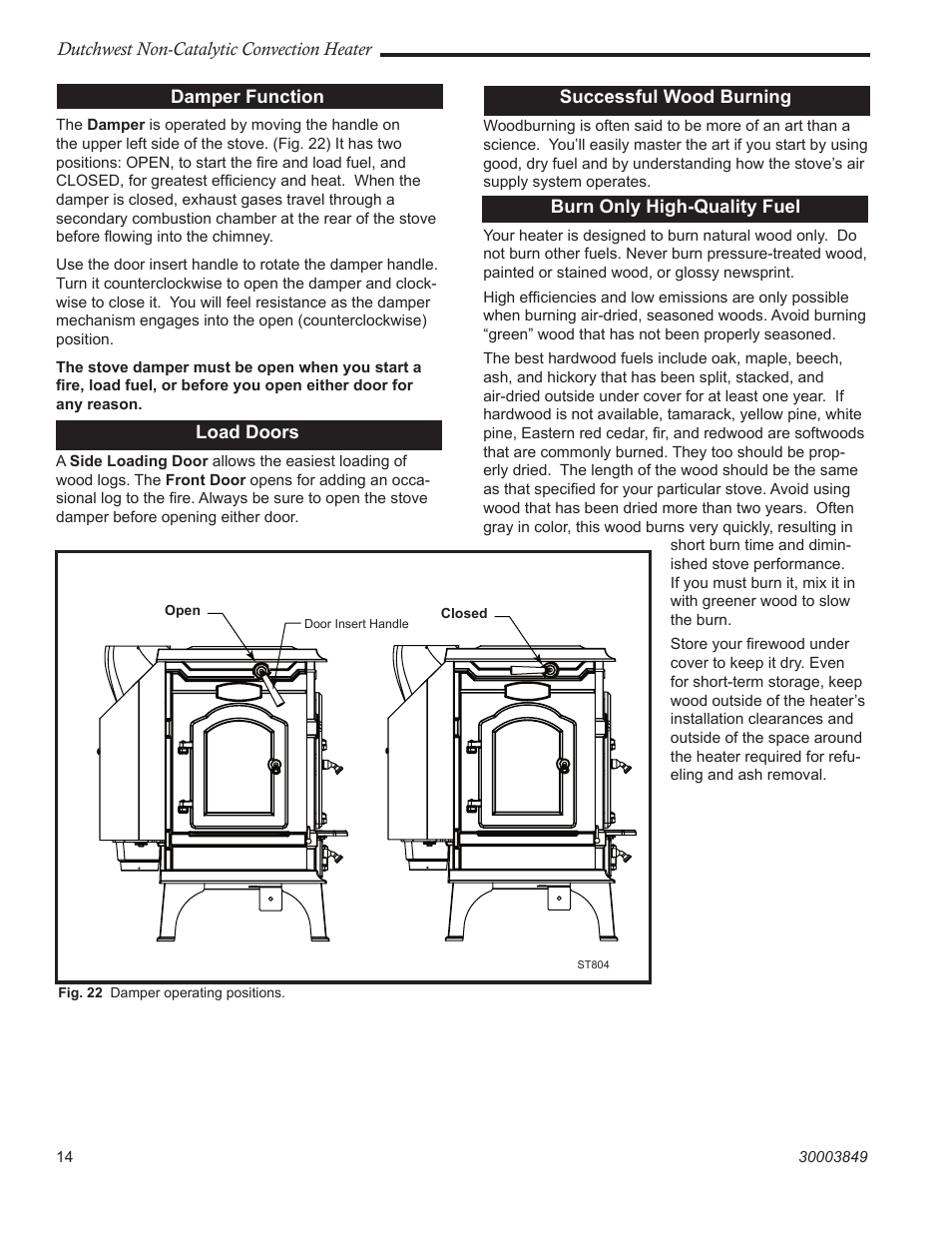 Vermont Casting Non-Catalytic Convection Heater 2477CE User Manual | Page 14 / 28