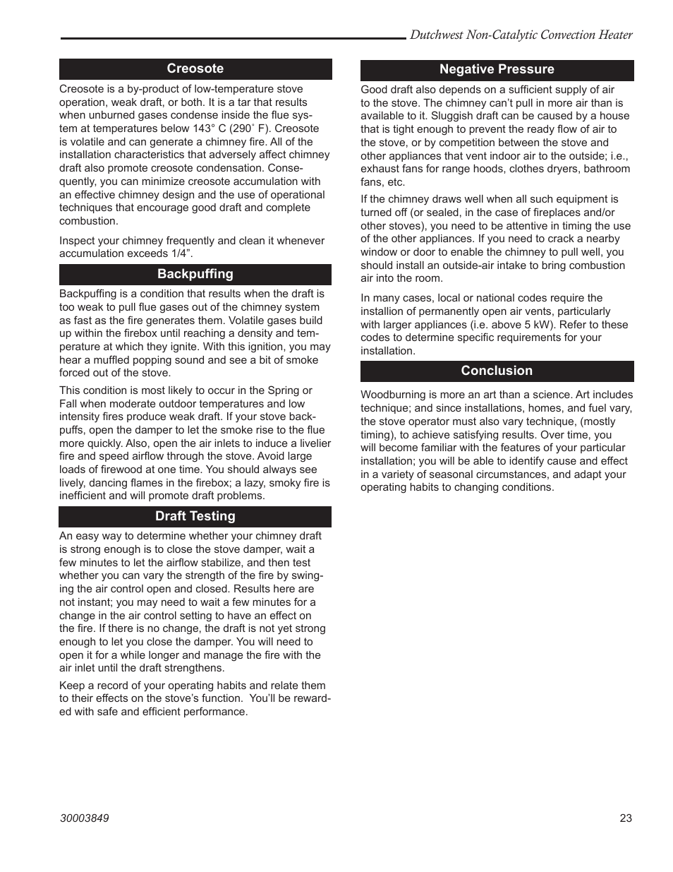 Vermont Casting Non-Catalytic Convection Heater 2477CE User Manual | Page 23 / 28