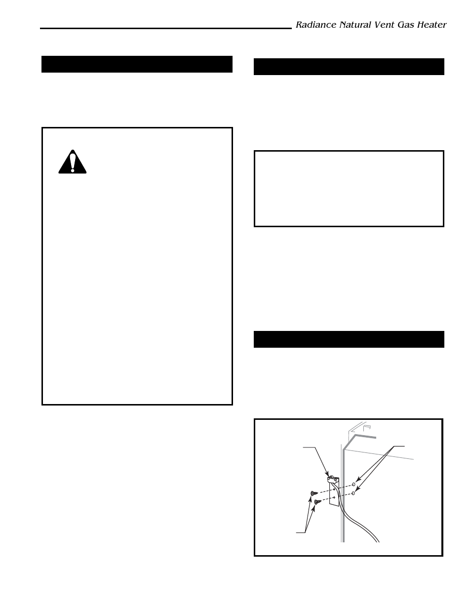 Radiance natural vent gas heater | Vermont Casting 3349 User Manual | Page 13 / 32