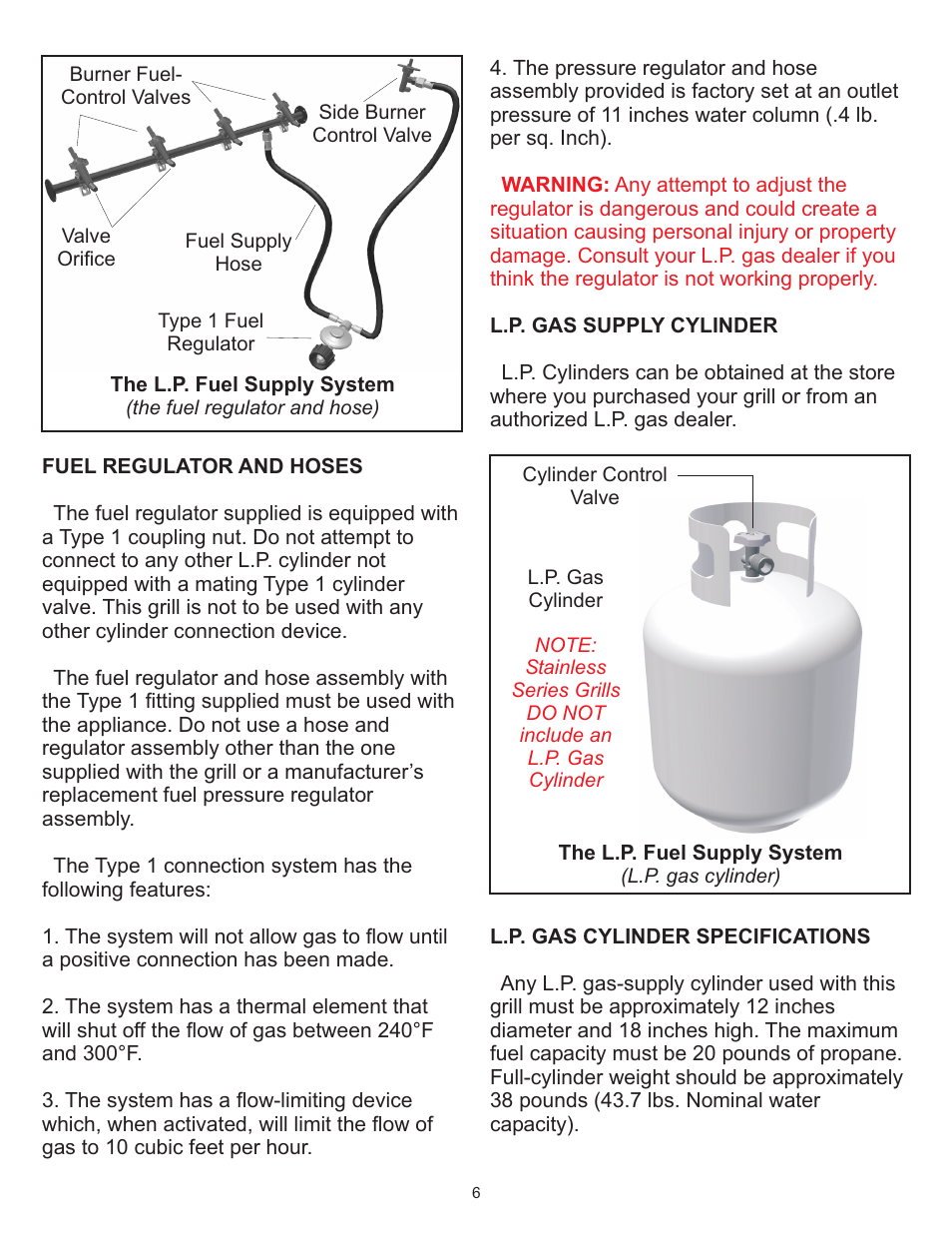 Vermont Casting Gas Grill User Manual | Page 6 / 36