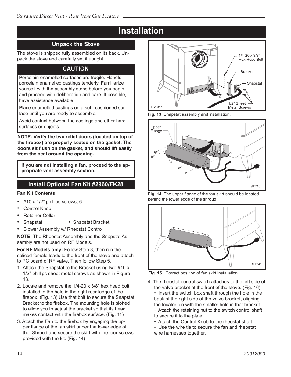 Installation | Vermont Casting SDDVRBS User Manual | Page 14 / 52