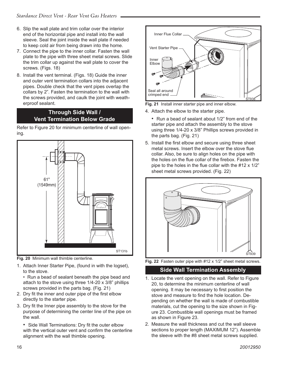 Vermont Casting SDDVRBS User Manual | Page 16 / 52