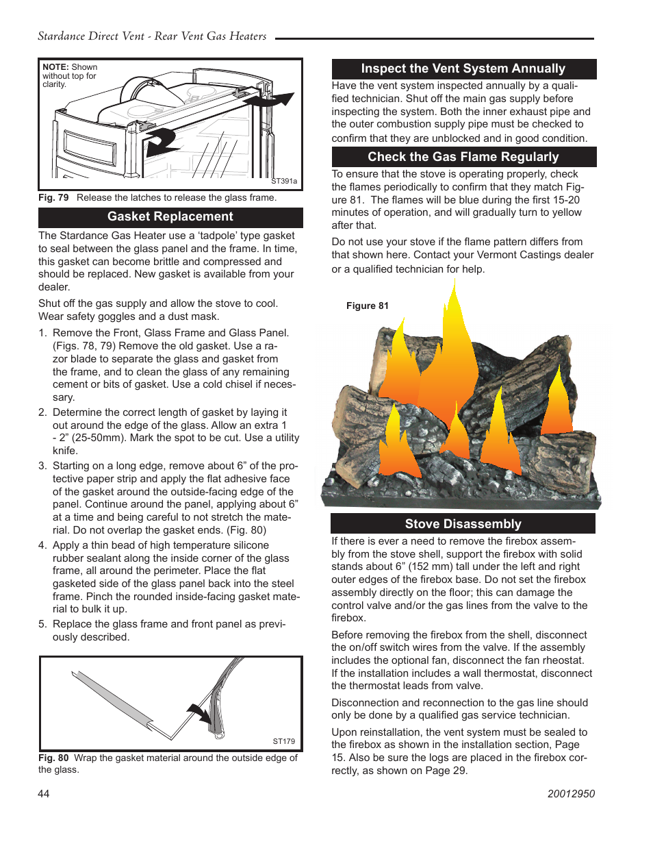 Vermont Casting SDDVRBS User Manual | Page 44 / 52