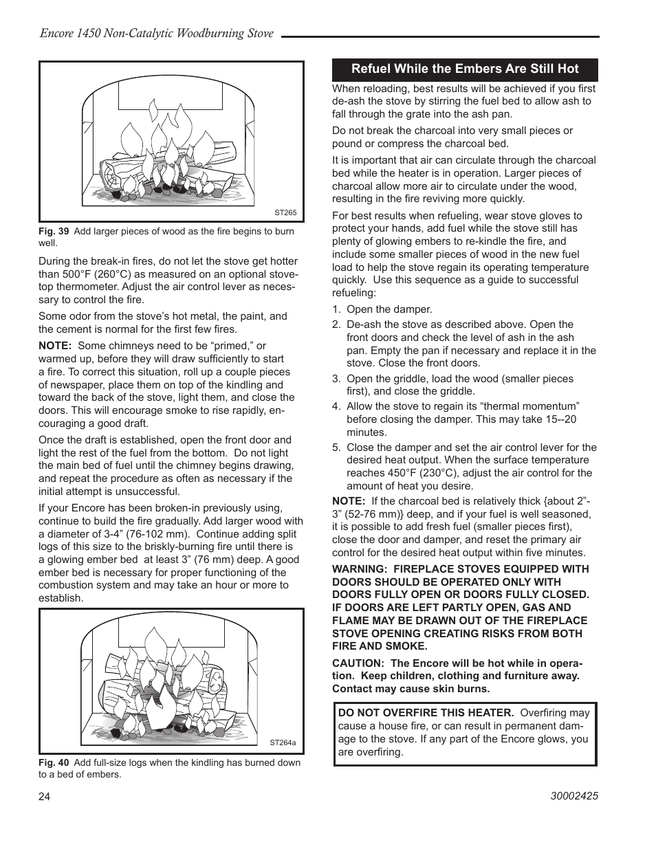 Vermont Casting Encore NC 1450 User Manual | Page 24 / 36