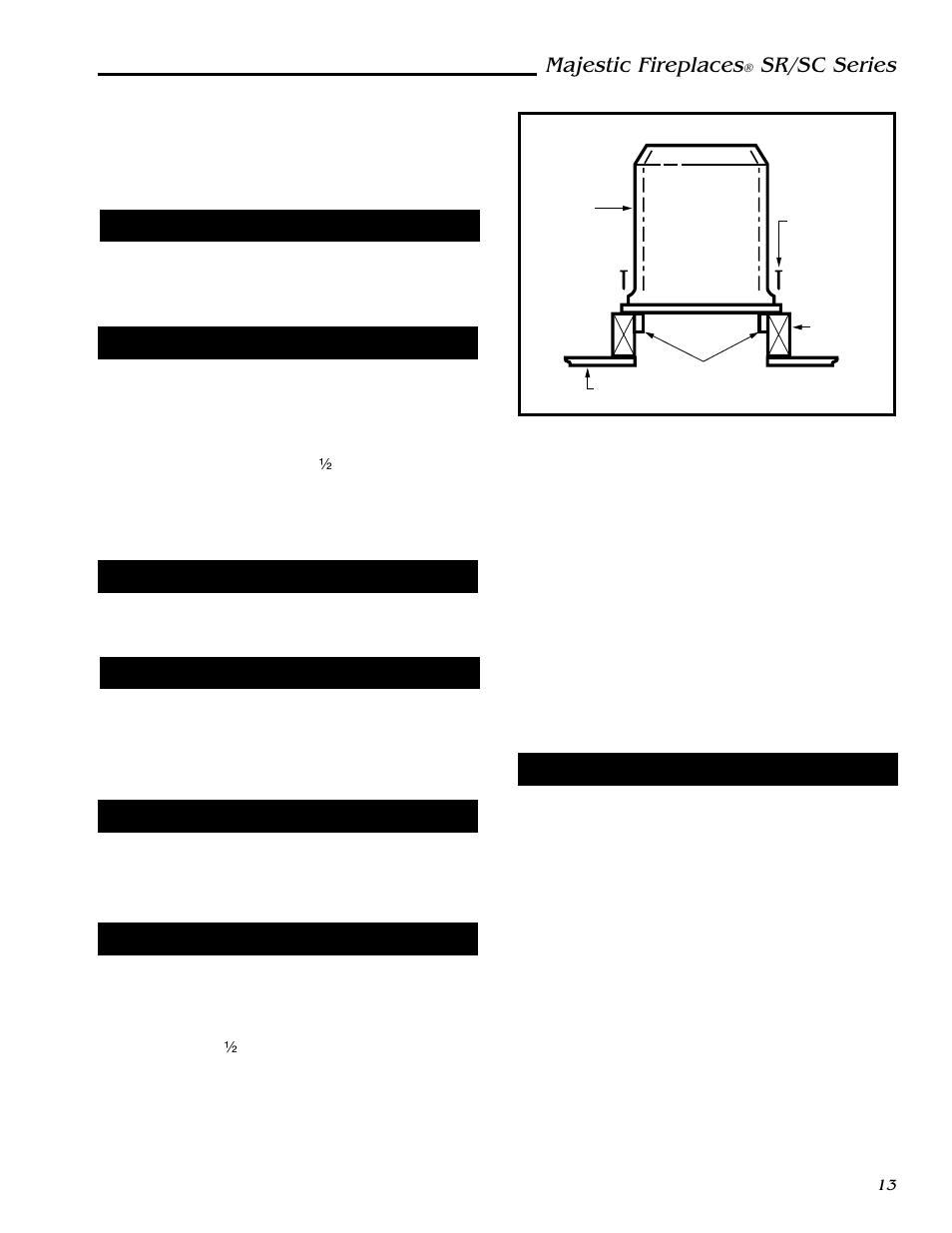 Majestic fireplaces, Sr/sc series | Vermont Casting SC36 User Manual | Page 13 / 24
