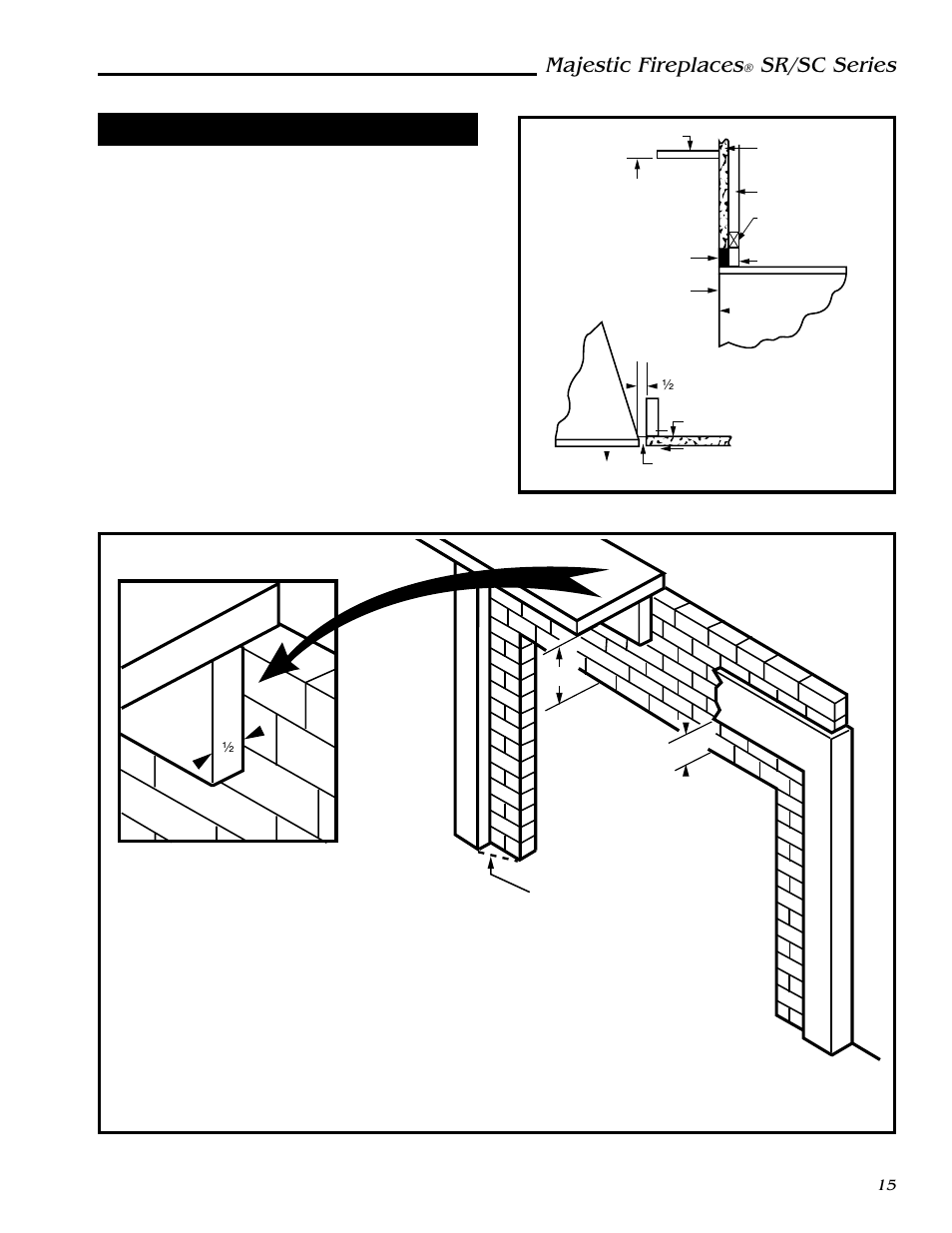 Majestic fireplaces, Sr/sc series | Vermont Casting SC36 User Manual | Page 15 / 24