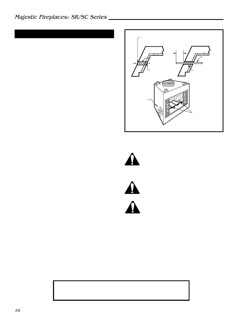 Majestic fireplaces, Sr/sc series | Vermont Casting SC36 User Manual | Page 18 / 24