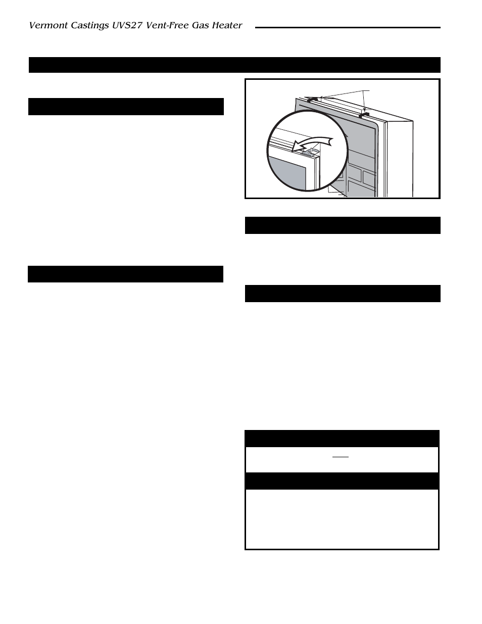 Maintenance | Vermont Casting 3033 User Manual | Page 20 / 26