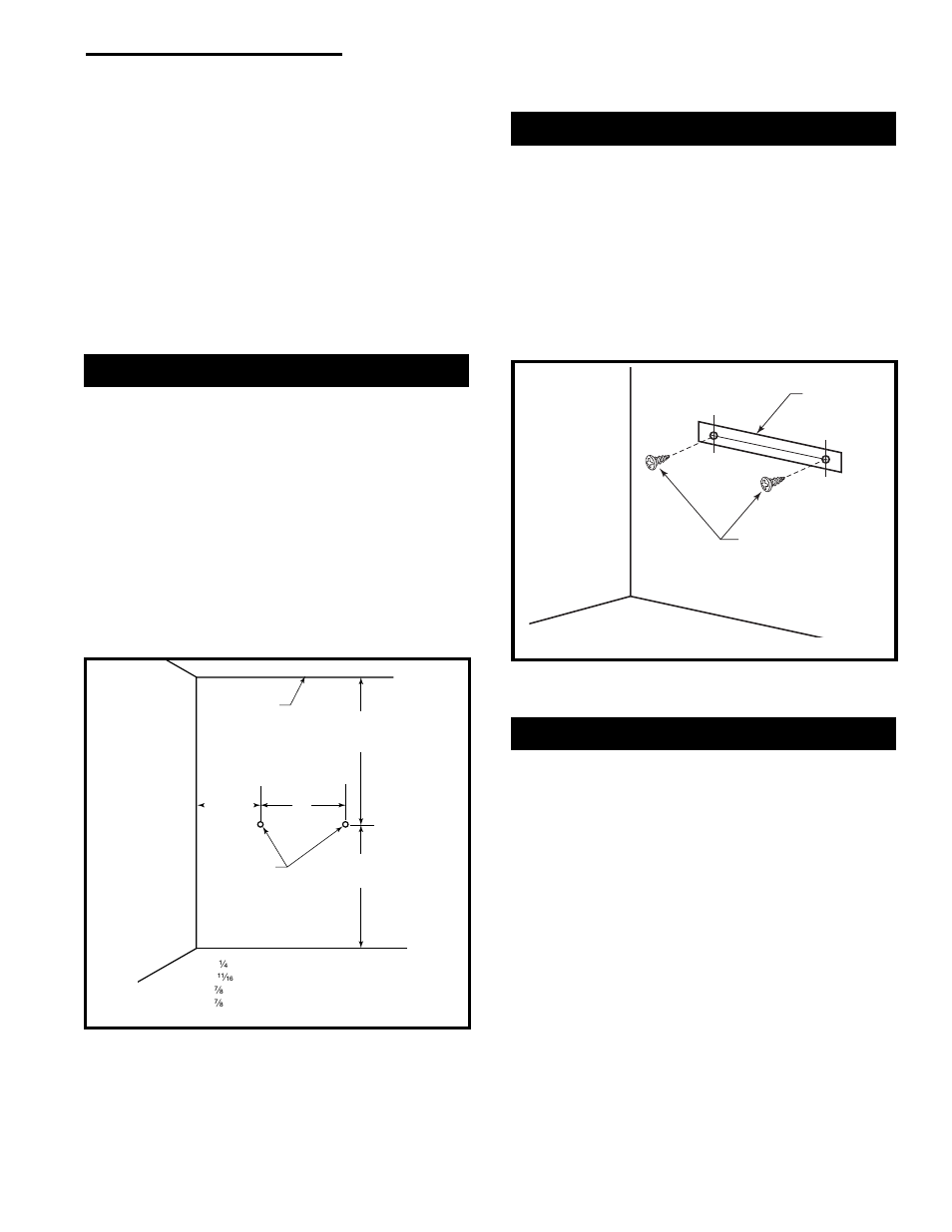 Attach mounting screws to wall, Preparing for installation, Wall anchor method | Vermont Casting VCPV18 User Manual | Page 5 / 16