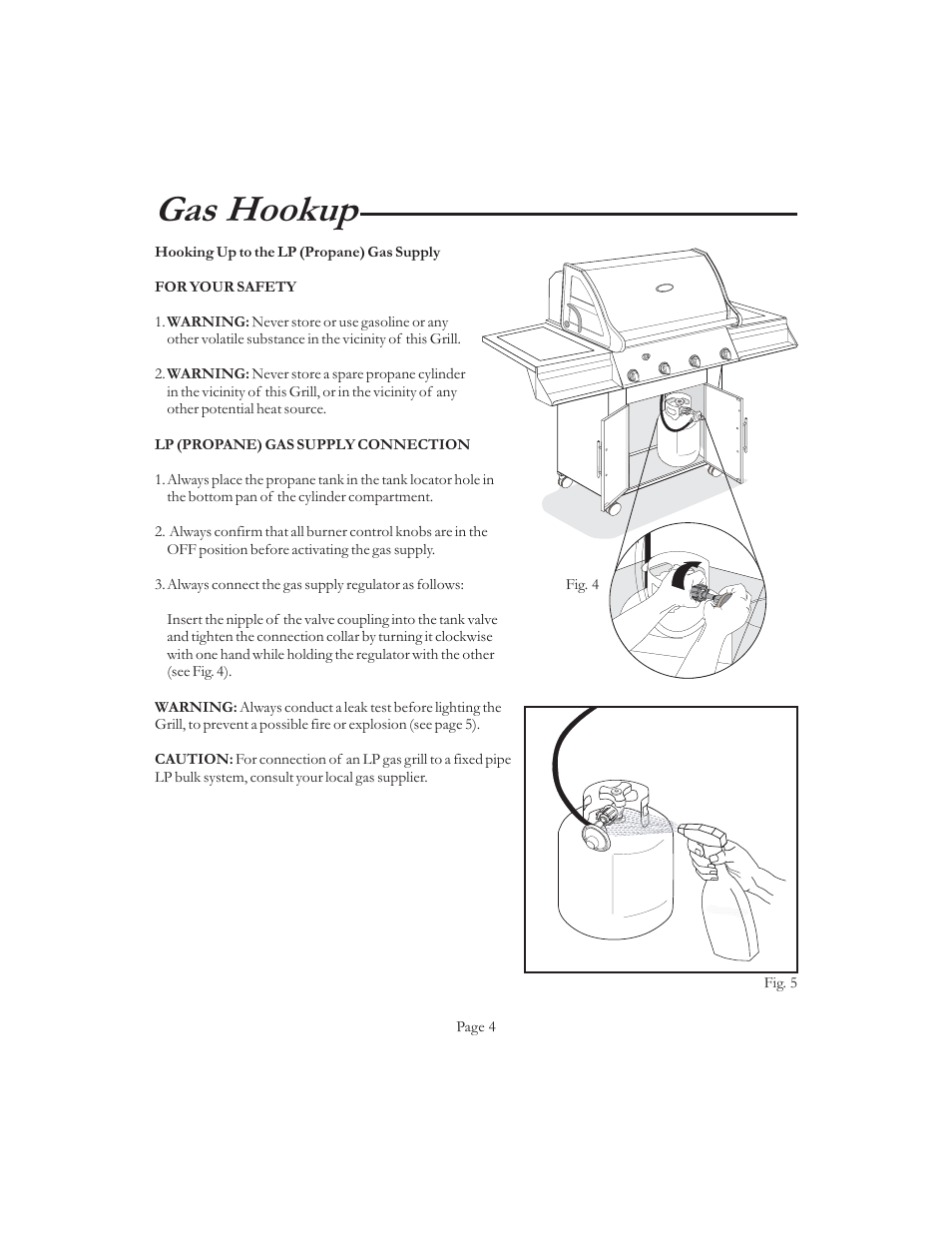 Gas hookup | Vermont Casting VCS5016 User Manual | Page 10 / 30