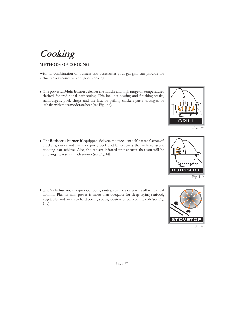 Cooking | Vermont Casting VCS5016 User Manual | Page 18 / 30