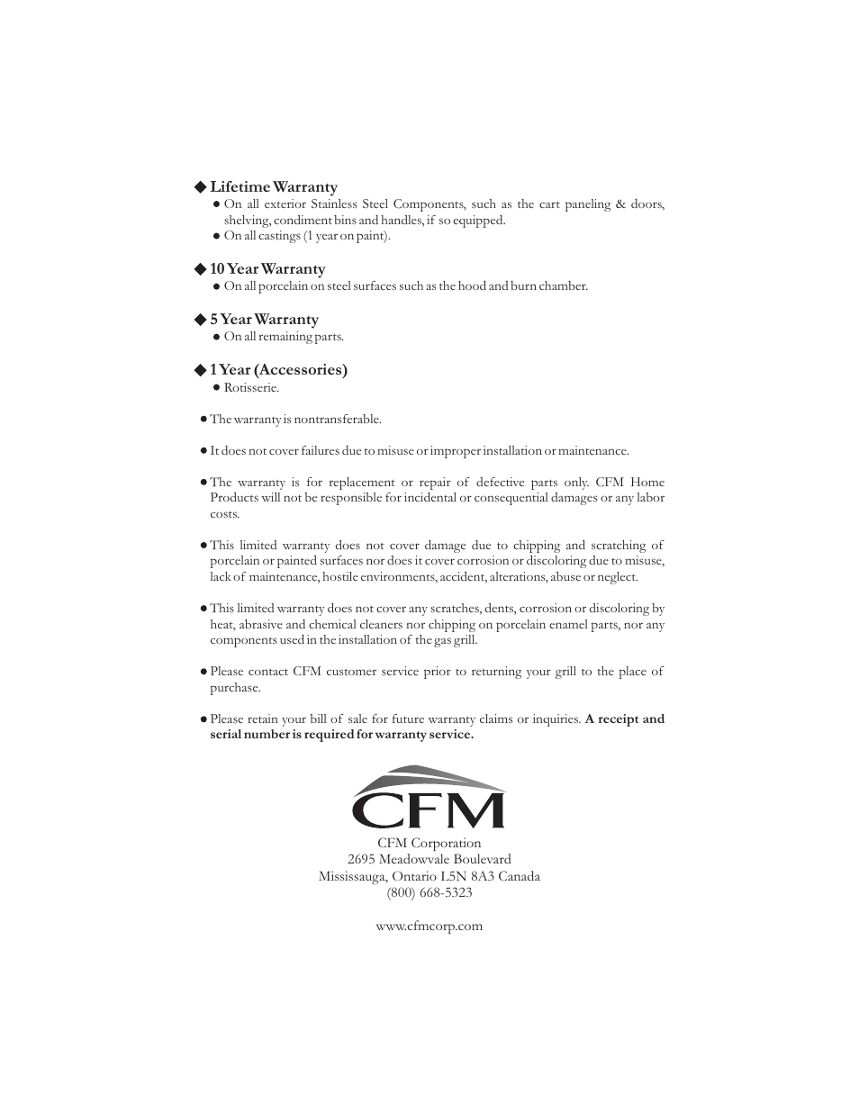 Vermont Casting VCS5016 User Manual | Page 30 / 30