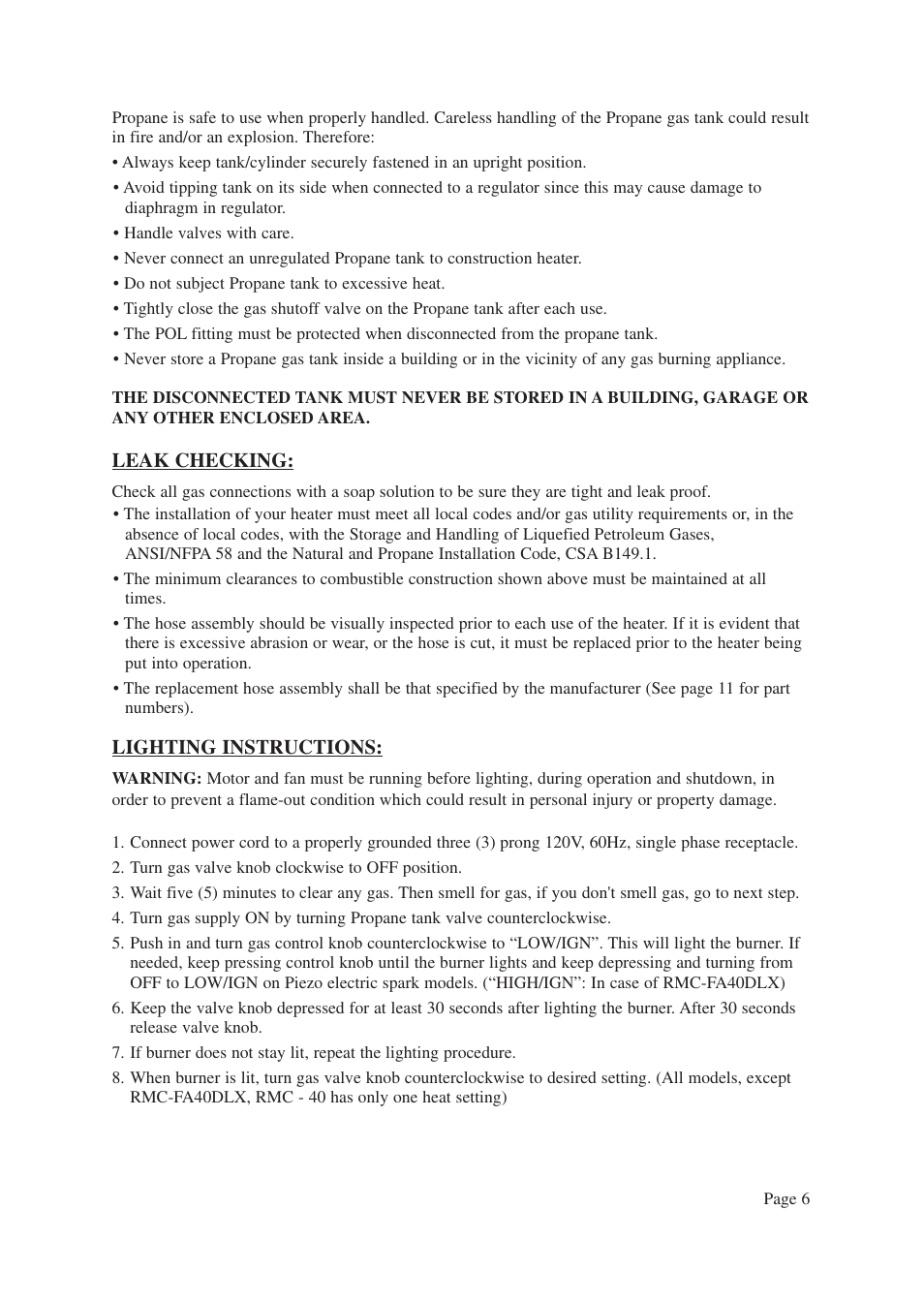 Vermont Casting ANSI Z83.7-2000 User Manual | Page 7 / 14