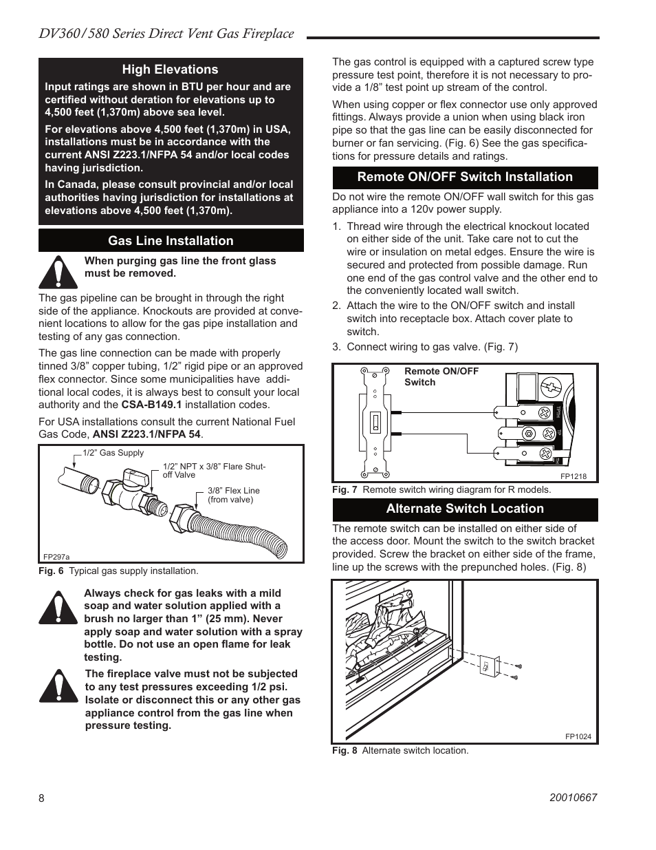 Vermont Casting DV580 User Manual | Page 8 / 56