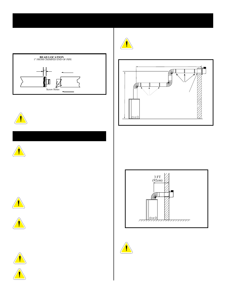 Vertical sidewall applications | Vermont Casting BHDT36 User Manual | Page 10 / 34