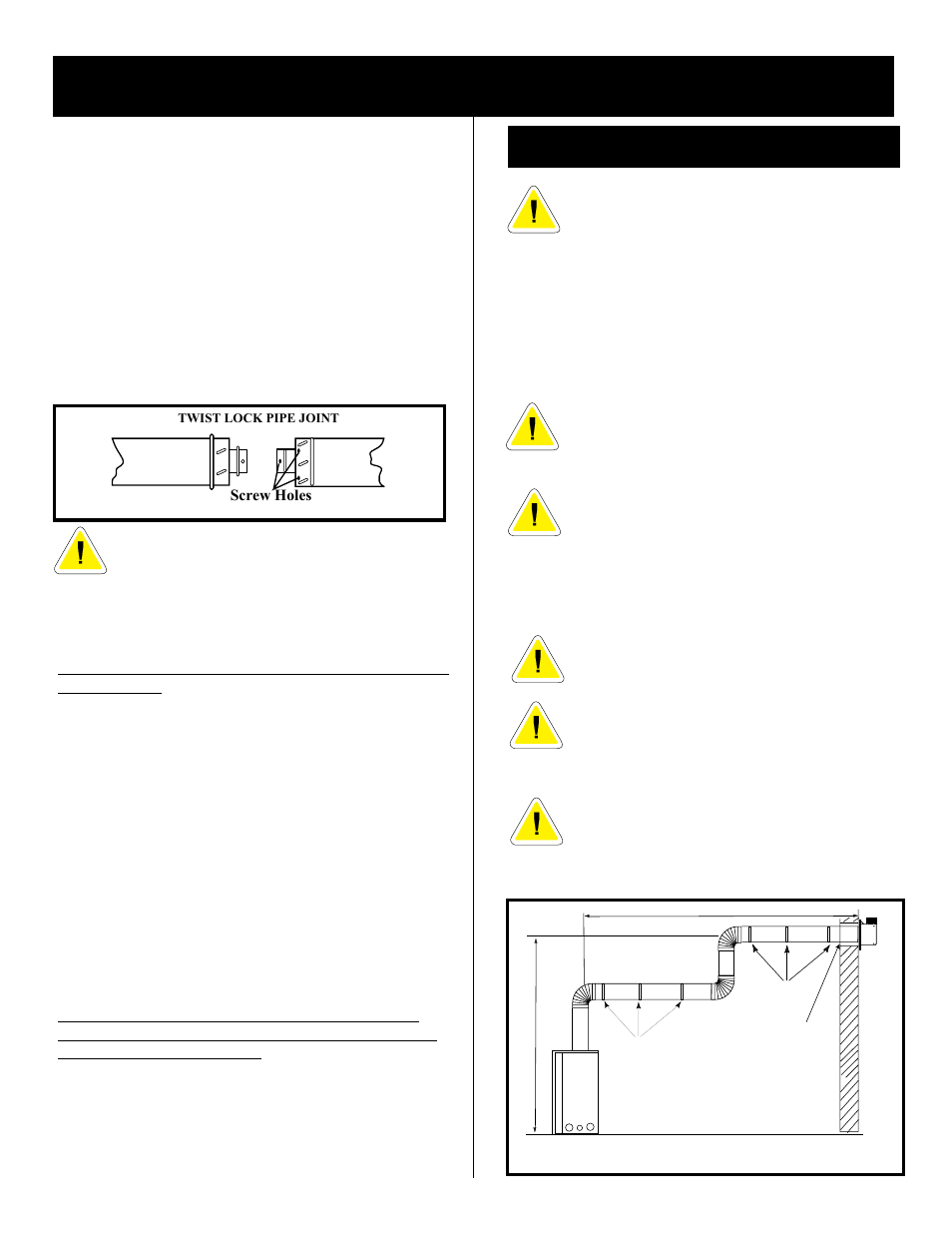 Vertical sidewall applications | Vermont Casting BHDT36 User Manual | Page 17 / 34