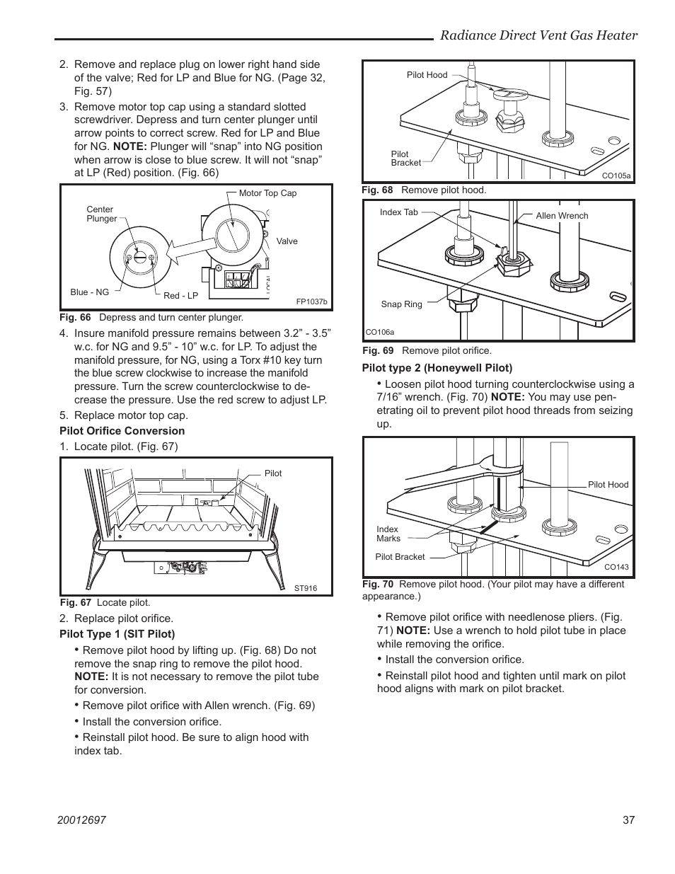 Radiance direct vent gas heater | Vermont Casting RADVTCBB User Manual | Page 37 / 52