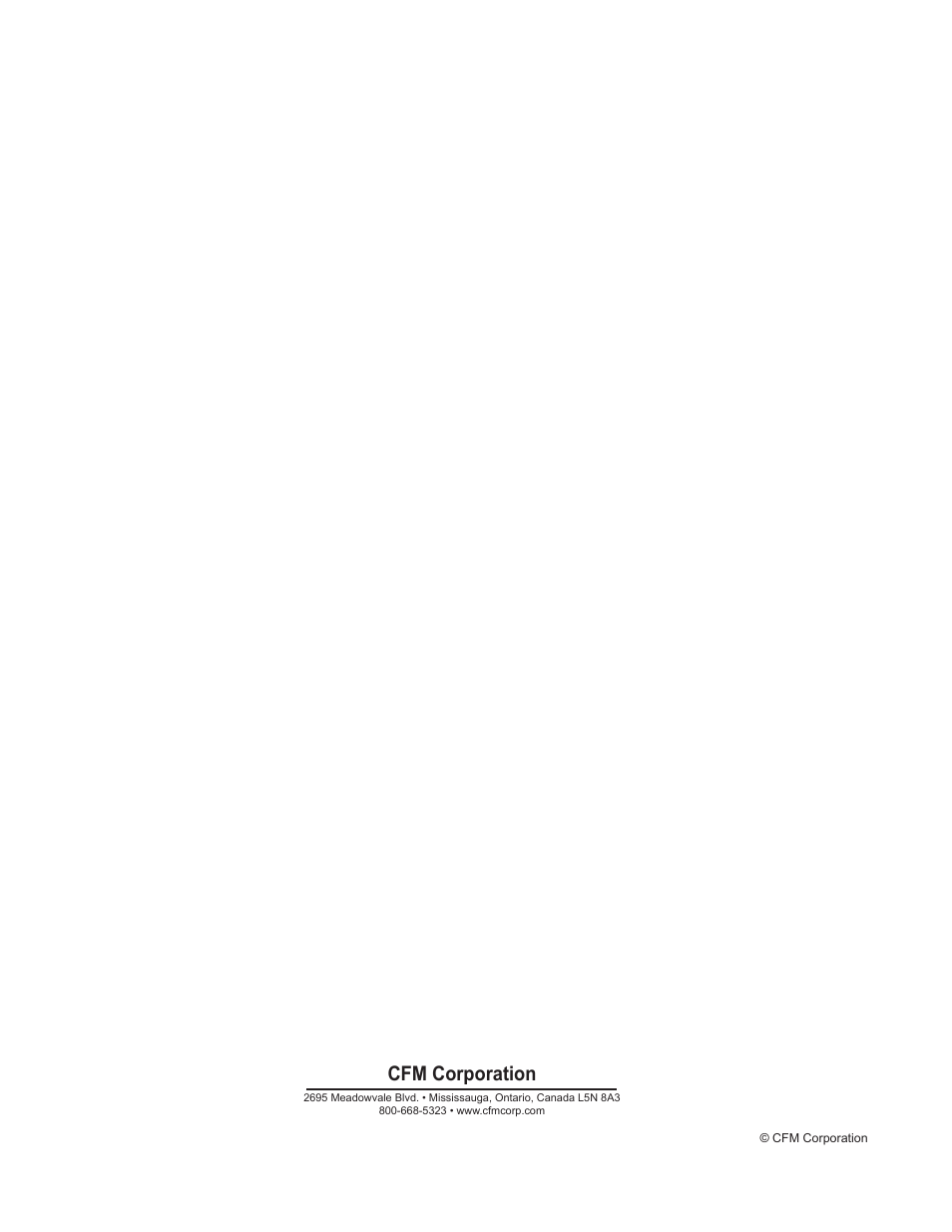 Cfm corporation | Vermont Casting SHR36 User Manual | Page 24 / 24