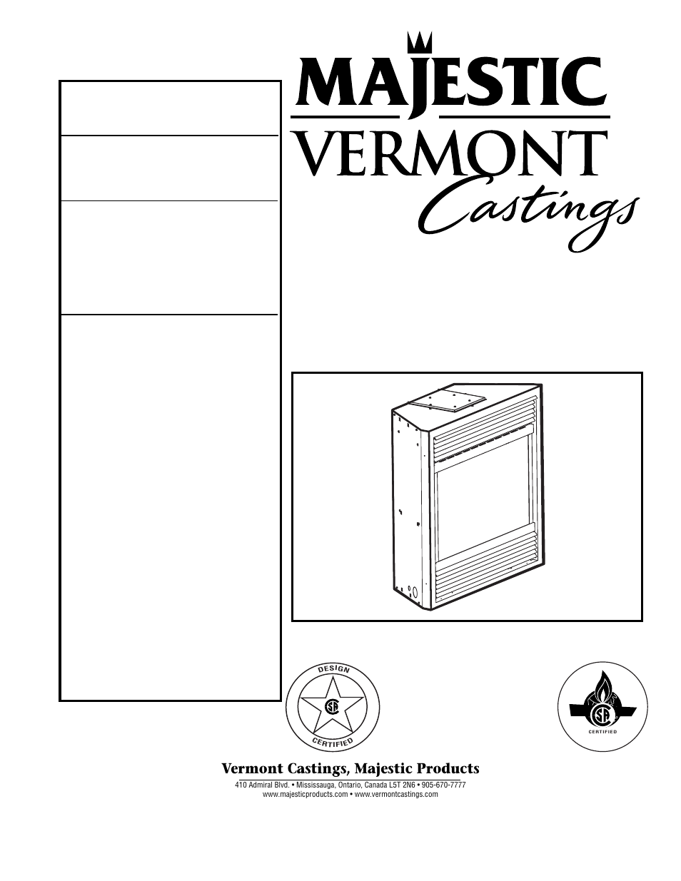 Vermont Casting DVRT43 User Manual | 50 pages