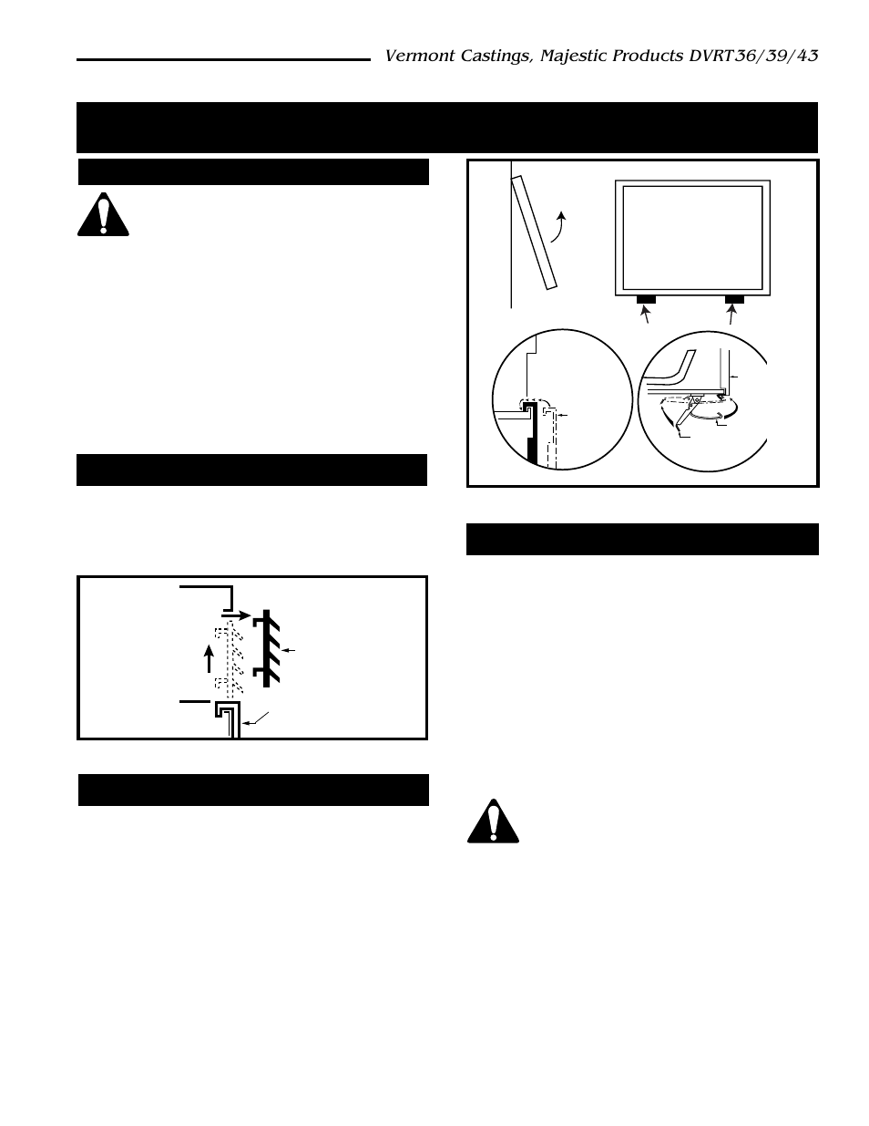 Operating instructions | Vermont Casting DVRT43 User Manual | Page 25 / 50