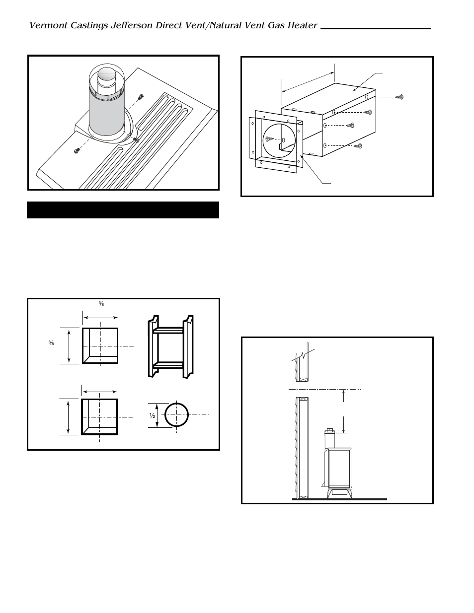 Side wall termination assembly | Vermont Casting 820 User Manual | Page 16 / 36