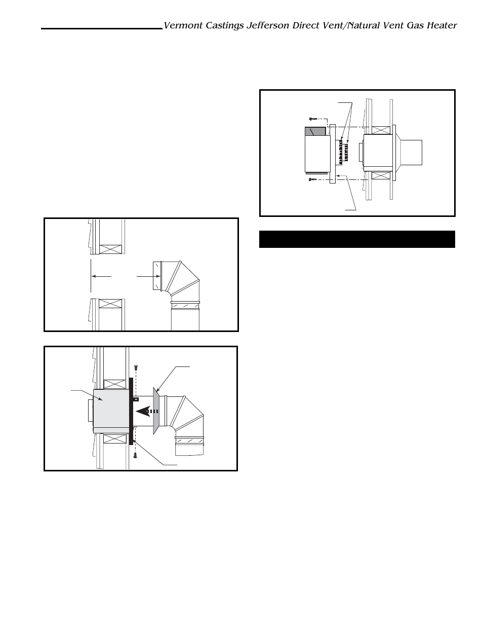 Vent termination below grade | Vermont Casting 820 User Manual | Page 17 / 36